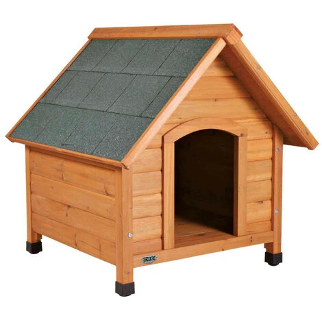 Niche Cottage. M. 77 × 82 × 88 Cm. Pour Chiens Type Schnauzer Moyen - Animallparadise - Marron 1 Niche Cottage. M. 77 × 82 × 88 Cm. Pour Chiens Type Schnauzer Moyen - Animallparadise - Marron