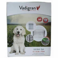 Parc Hexagonal Avec Filet 76 X 61 Cm Pour Chiot Et Grand Rongeurs - Vadigran - Gris -Niche, chenil, enclos et parc pour chien Soldes 2022 51744299 4