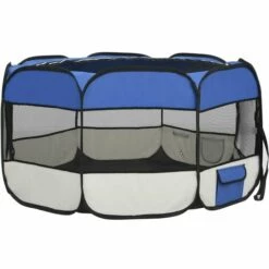 YOUTHUP Parc Pliable Pour Chien Avec Sac De Transport Bleu 125x125x61cm - Bleu 9 YOUTHUP Parc Pliable Pour Chien Avec Sac De Transport Bleu 125x125x61cm - Bleu -Niche, chenil, enclos et parc pour chien Soldes 2022 51883062 5