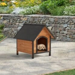 Niche à Chien Hundsheim Pour Usage Extérieur 83 X 78 X 88 Cm [en.casa]