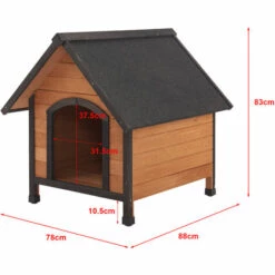 Niche à Chien Hundsheim Pour Usage Extérieur 83 X 78 X 88 Cm [en.casa] -Niche, chenil, enclos et parc pour chien Soldes 2022 51903980 3