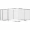 Topdeal Chenil Extérieur Pour Chiens 383x383x185 Cm