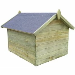 Topdeal Niche De Jardin Avec Toit Ouvrant En Bois De Pin Imprégné -Niche, chenil, enclos et parc pour chien Soldes 2022 52091341 3