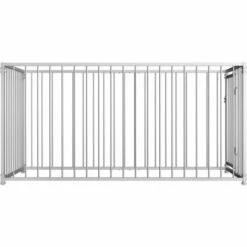 Topdeal Chenil D'extérieur Pour Chiens 100 X 200 X 100 Cm -Niche, chenil, enclos et parc pour chien Soldes 2022 52092315 3