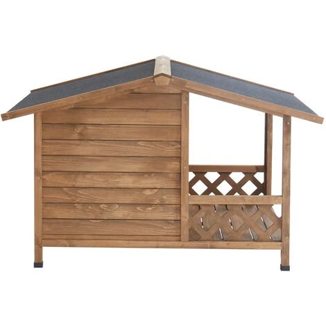 BEAU RIVAGE Niche Pour Chien IDCCOOKIE En Bois 137 X 86 X 87 Cm - Bois 2 BEAU RIVAGE Niche Pour Chien IDCCOOKIE En Bois 137 X 86 X 87 Cm - Bois – Image 2