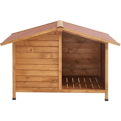 BEAU RIVAGE Niche Pour Chien IDCREX En Bois 137 X 86 X 87 Cm - Bois 2 BEAU RIVAGE Niche Pour Chien IDCREX En Bois 137 X 86 X 87 Cm - Bois – Image 2