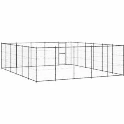 HELLOSHOP26 Chenil Extérieur Cage Enclos Parc Animaux Chien D'extérieur Pour Chiens Acier 36,3 M² 9 HELLOSHOP26 Chenil Extérieur Cage Enclos Parc Animaux Chien D'extérieur Pour Chiens Acier 36,3 M² -Niche, chenil, enclos et parc pour chien Soldes 2022 53834196 5