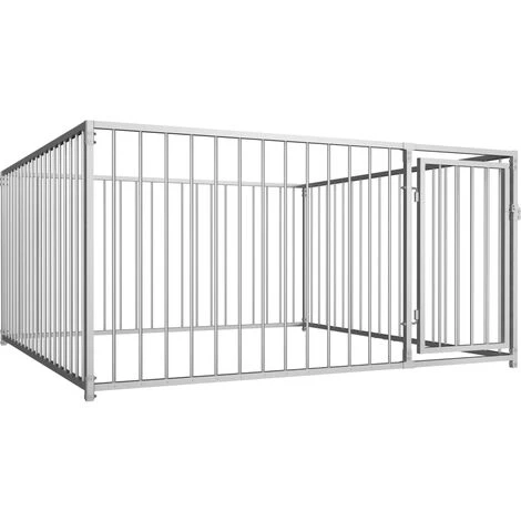 HELLOSHOP26 Chenil Extérieur Cage Enclos Parc Animaux Chien D'extérieur Pour Chiens 100 Cm 1 HELLOSHOP26 Chenil Extérieur Cage Enclos Parc Animaux Chien D'extérieur Pour Chiens 100 Cm