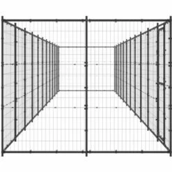 HELLOSHOP26 Chenil Extérieur Cage Enclos Parc Animaux Chien D'extérieur Pour Chiens Acier 26,62 M² -Niche, chenil, enclos et parc pour chien Soldes 2022 53834396 4