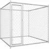 HELLOSHOP26 Chenil Extérieur Cage Enclos Parc Animaux Chien D'extérieur Pour Chiens 185 Cm