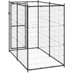 HELLOSHOP26 Chenil Extérieur Cage Enclos Parc Animaux Chien D'extérieur Pour Chiens Acier 110 X 220 X 180 Cm -Niche, chenil, enclos et parc pour chien Soldes 2022 53834467 5