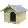 HELLOSHOP26 Niche De Jardin Avec Toit Ouvrant 85 X 103 X 77 Cm En Bois De Pin Imprégné - Bois