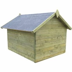 HELLOSHOP26 Niche De Jardin Avec Toit Ouvrant 105 X 123 X 90 Cm En Bois De Pin Imprégné - Bois -Niche, chenil, enclos et parc pour chien Soldes 2022 54021073 3