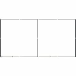 VidaXL Chenil D'extérieur Pour Chiens Acier 7,37 M² - Noir -Niche, chenil, enclos et parc pour chien Soldes 2022 54141560 4