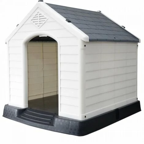 NOBEX Niche En Plastique - OLAF - 87.7 X 78.5 X 81.5cm - Toit Gris 2 NOBEX Niche En Plastique - OLAF - 87.7 X 78.5 X 81.5cm - Toit Gris – Image 2