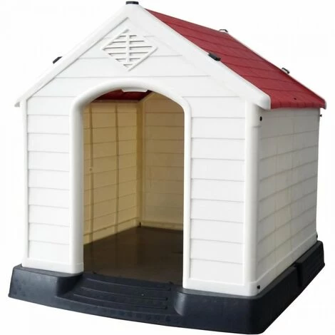 NOBEX Niche En Plastique OLAF - 73.6 X 66.5 X 69.5cm -Toit Rouge 2 NOBEX Niche En Plastique OLAF - 73.6 X 66.5 X 69.5cm -Toit Rouge – Image 2