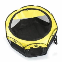 Enclos Pour Animaux Pliable 73x73x43CM Coleur De Jaune FUIENKO -Niche, chenil, enclos et parc pour chien Soldes 2022 54325533 4