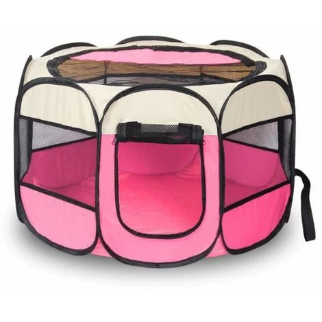 Niche Pour Animaux Couleur De Rose 73x43cm FUIENKO 1 Niche Pour Animaux Couleur De Rose 73x43cm FUIENKO