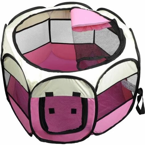 Niche Pour Animaux Couleur De Rose 73x43cm FUIENKO 2 Niche Pour Animaux Couleur De Rose 73x43cm FUIENKO – Image 2