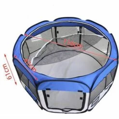 Enclos Pour Animaux De Compagnie Coleur De Bleu 47x61cmFUIENKO -Niche, chenil, enclos et parc pour chien Soldes 2022 54326949 4