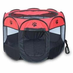 Clôture Octogonale Pet 73CM Couleur De Rouge FUIENKO