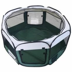 Clôture Pour Animaux De Compagnie Amovible VERT En 115x115x64 Cm FUIENKO 6 Clôture Pour Animaux De Compagnie Amovible VERT En 115x115x64 Cm FUIENKO -Niche, chenil, enclos et parc pour chien Soldes 2022 54328437 3