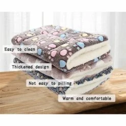 BENOBBY KIDS Matelas Lavable Pour Chien Et Chat Motif Mignon Couverture Douce Pour Animaux De Compagnie épaissie Adaptée à Toutes Les Saisons 45*35cm Deux Packs -Niche, chenil, enclos et parc pour chien Soldes 2022 54338950 5