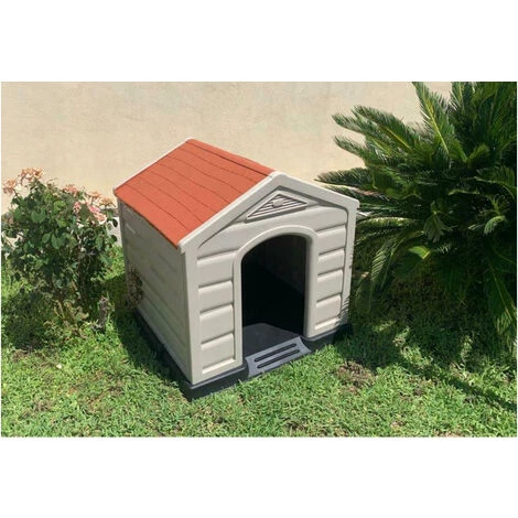 DOGSTYLE Niche Pour Chien DOGGY 92 X 90 X 89 Cm Polypropylène Confort Thermique Intérieure/Extérieure Montage Rapide 4 DOGSTYLE Niche Pour Chien DOGGY 92 X 90 X 89 Cm Polypropylène Confort Thermique Intérieure/Extérieure Montage Rapide – Image 4