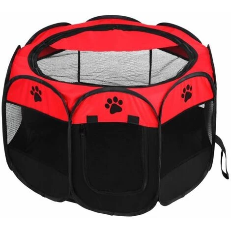 Cage Pliable Portable Pour Animaux De Compagnie, Tente Pour Chat Et Jeu, Utilisation Intérieure/extérieure FUIENKO 1 Cage Pliable Portable Pour Animaux De Compagnie, Tente Pour Chat Et Jeu, Utilisation Intérieure/extérieure FUIENKO