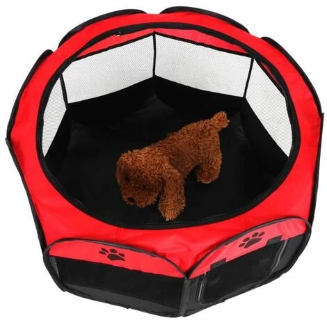 Cage Pliable Portable Pour Animaux De Compagnie, Tente Pour Chat Et Jeu, Utilisation Intérieure/extérieure FUIENKO 3 Cage Pliable Portable Pour Animaux De Compagnie, Tente Pour Chat Et Jeu, Utilisation Intérieure/extérieure FUIENKO – Image 3