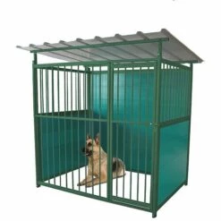 GOMEZ Y CRESPO Kennel Laqu_ De 2x2 Mtres En Vert