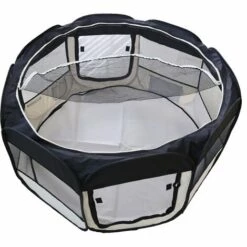 SiFree®Parc Pour Chien Chat Pliable,Pet House Tent Pliable ,Pet Chiot Chien Noir