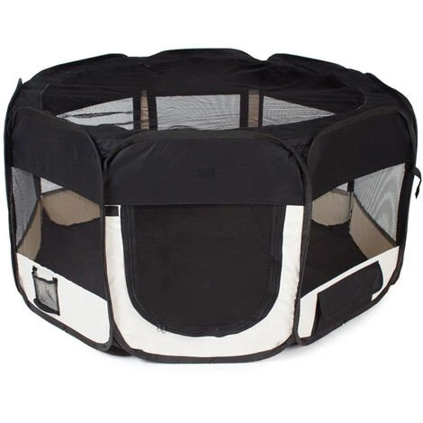 SiFree®Parc Pour Chien Chat Pliable,Pet House Tent Pliable ,Pet Chiot Chien Noir 4 SiFree®Parc Pour Chien Chat Pliable,Pet House Tent Pliable ,Pet Chiot Chien Noir – Image 4