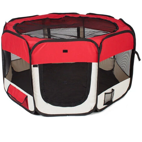 SiFree®Parc Pour Chien Chat Pliable,Pet House Tent Pliable ,Pet Chiot Chien Rouge 1 SiFree®Parc Pour Chien Chat Pliable,Pet House Tent Pliable ,Pet Chiot Chien Rouge