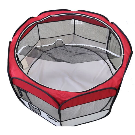 SiFree®Parc Pour Chien Chat Pliable,Pet House Tent Pliable ,Pet Chiot Chien Rouge 2 SiFree®Parc Pour Chien Chat Pliable,Pet House Tent Pliable ,Pet Chiot Chien Rouge – Image 2
