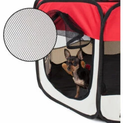 SiFree®Parc Pour Chien Chat Pliable,Pet House Tent Pliable ,Pet Chiot Chien Rouge 8 SiFree®Parc Pour Chien Chat Pliable,Pet House Tent Pliable ,Pet Chiot Chien Rouge -Niche, chenil, enclos et parc pour chien Soldes 2022 55509996 4
