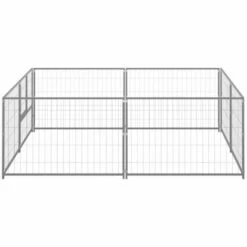 INLIFE Chenil Argenté 4 M² Acier