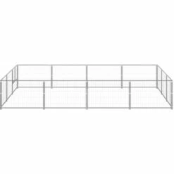 INLIFE Chenil Argenté 12 M² Acier