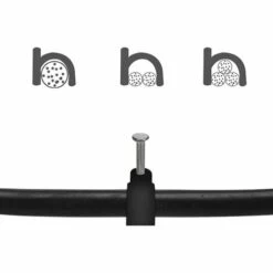 CATHERINE 400 Pièces Clips De Câble Colliers De Serrage Câble 6mm 7mm 8mm 10mm Accroche Cable Mur Attaches Câbles Pour Organiseur Electrique Fil/Câble Noir -Niche, chenil, enclos et parc pour chien Soldes 2022 55654469 5