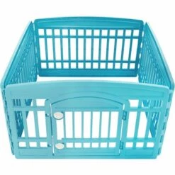 Iris Ohyama, Parc à Chiot / Enclos Chien Porte à 2 Verrous & Clips Modulable, Résistant Aux Intempéries, Pour Chien - Pet CircleCI-604E, Bleu Azur 7 Iris Ohyama, Parc à Chiot / Enclos Chien Porte à 2 Verrous & Clips Modulable, Résistant Aux Intempéries, Pour Chien - Pet CircleCI-604E, Bleu Azur -Niche, chenil, enclos et parc pour chien Soldes 2022 56130899 4