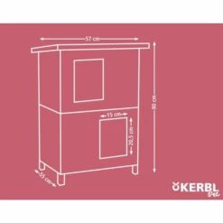 Maison D'extérieur Pour Chats Family 57x55x80 Cm Gris Et Blanc Kerbl - Multicolore 7 Maison D'extérieur Pour Chats Family 57x55x80 Cm Gris Et Blanc Kerbl - Multicolore -Niche, chenil, enclos et parc pour chien Soldes 2022 56561369 3