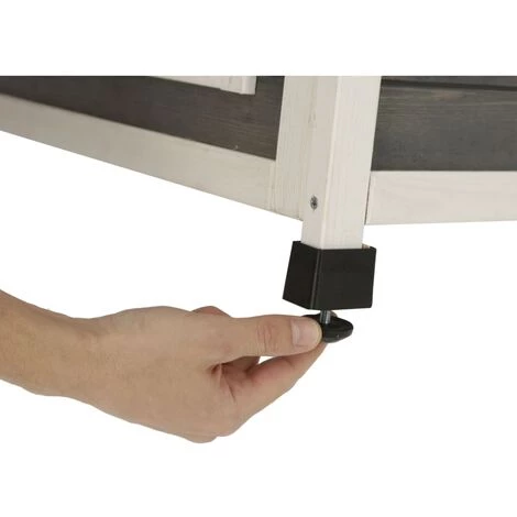 Maison D'extérieur Pour Chats Family 57x55x80 Cm Gris Et Blanc Kerbl - Multicolore 5 Maison D'extérieur Pour Chats Family 57x55x80 Cm Gris Et Blanc Kerbl - Multicolore – Image 5