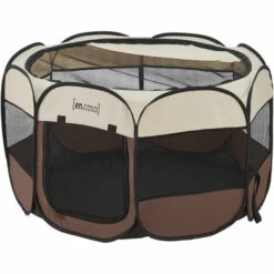 Parc Pliable Telford Pour Animaux De Compagnie 58 X 114 X 114 Cm [en.casa] -Niche, chenil, enclos et parc pour chien Soldes 2022 57091090 4
