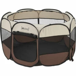 Parc Pliable Telford Pour Animaux De Compagnie 58 X 114 X 114 Cm [en.casa] -Niche, chenil, enclos et parc pour chien Soldes 2022 57091090 5