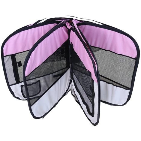 OOBEST Pet House Tent Pliable Très Grand Espace Tente Lit Parc Pour Pet Chiot Chiens Chats Étanche Centre D'exercice Chenil Rose 3 OOBEST Pet House Tent Pliable Très Grand Espace Tente Lit Parc Pour Pet Chiot Chiens Chats Étanche Centre D'exercice Chenil Rose – Image 3