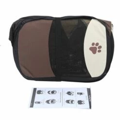 OOBEST Parc à Chiots Clôture Octogonal Pliable 61x47cm Pour Animaux Chien Café -Niche, chenil, enclos et parc pour chien Soldes 2022 5730064 4