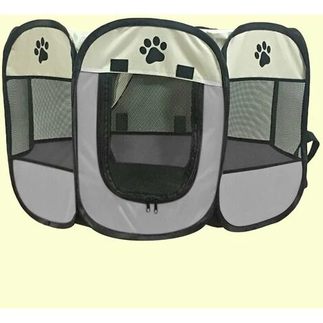 Parc Pliant Oxford Grand Parc, Adapté Aux Chiens D'intérieur Ou D'extérieur, Chiots, Chats, Lapins, Cochons D'Inde-125x125x64cm-rose Chenil, Enclos Et Parc Pour Chien LITZEE 3 Parc Pliant Oxford Grand Parc, Adapté Aux Chiens D'intérieur Ou D'extérieur, Chiots, Chats, Lapins, Cochons D'Inde-125x125x64cm-rose Chenil, Enclos Et Parc Pour Chien LITZEE – Image 3