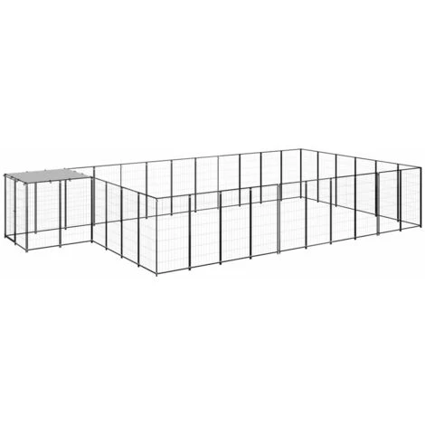 TRUE DEAL Chenil Noir 19,36 M² Acier 1 TRUE DEAL Chenil Noir 19,36 M² Acier