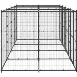 TRUE DEAL Chenil Extérieur Acier 9,68 M² -Niche, chenil, enclos et parc pour chien Soldes 2022 57822111 3