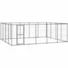 TRUE DEAL Chenil D'extérieur Pour Chiens Acier 24,2 M²